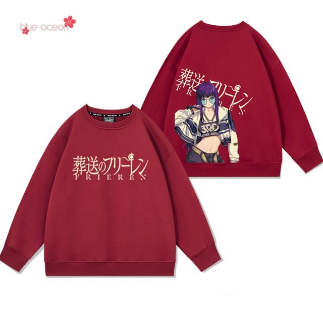 葬送のフリーレン 長袖 アニメ Tシャツ コットン トップス 上着 秋冬服